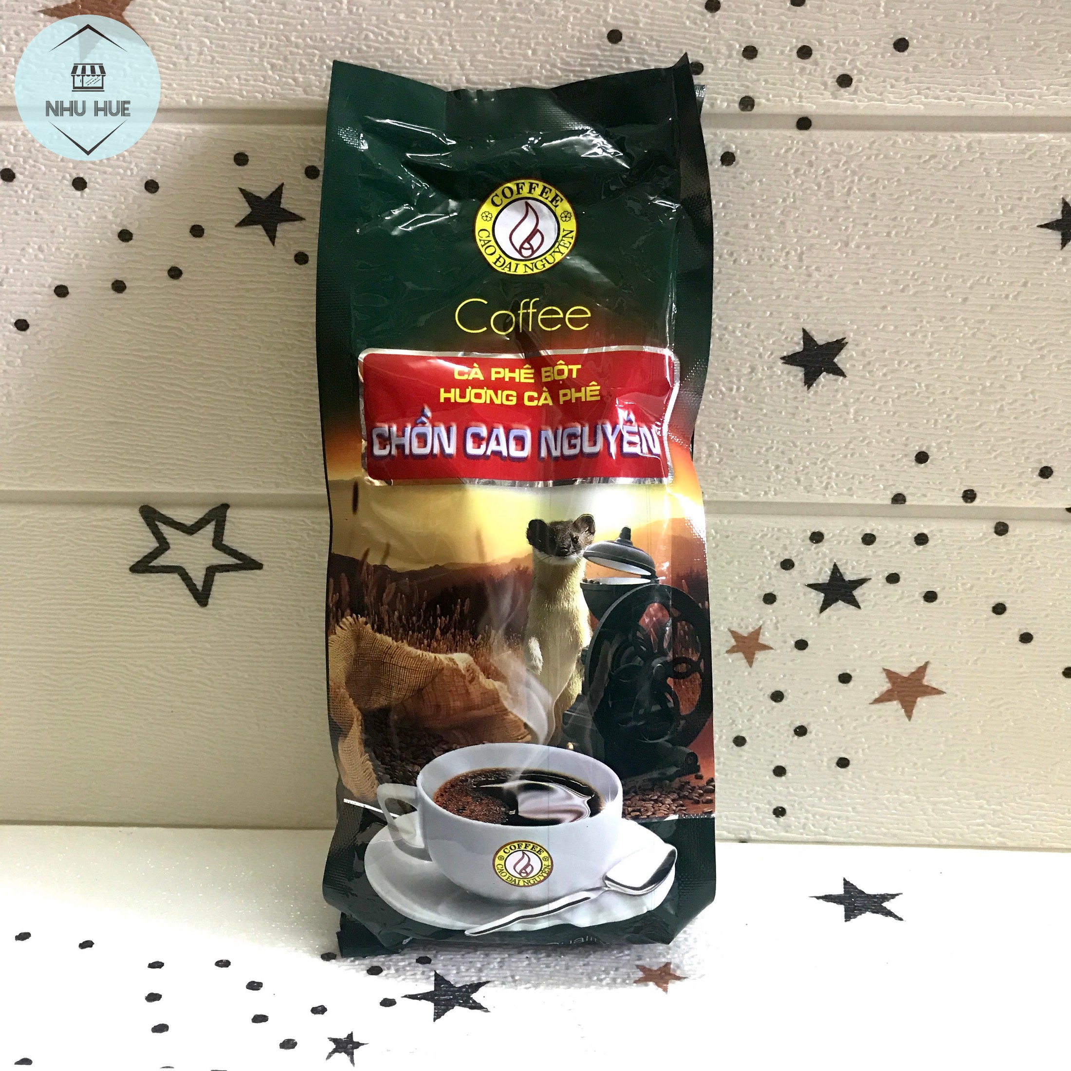Cà phê chồn xanh Cao Đại Nguyên pha phin (Túi 500g)
