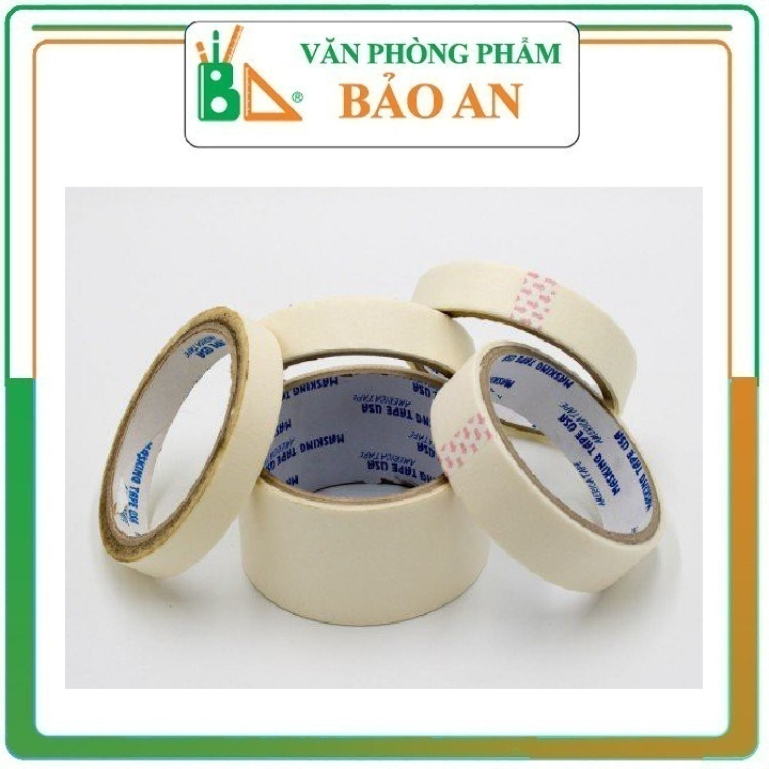 Băng Dính Giấy 5cm Bản To Siêu Dính, Cực Bền