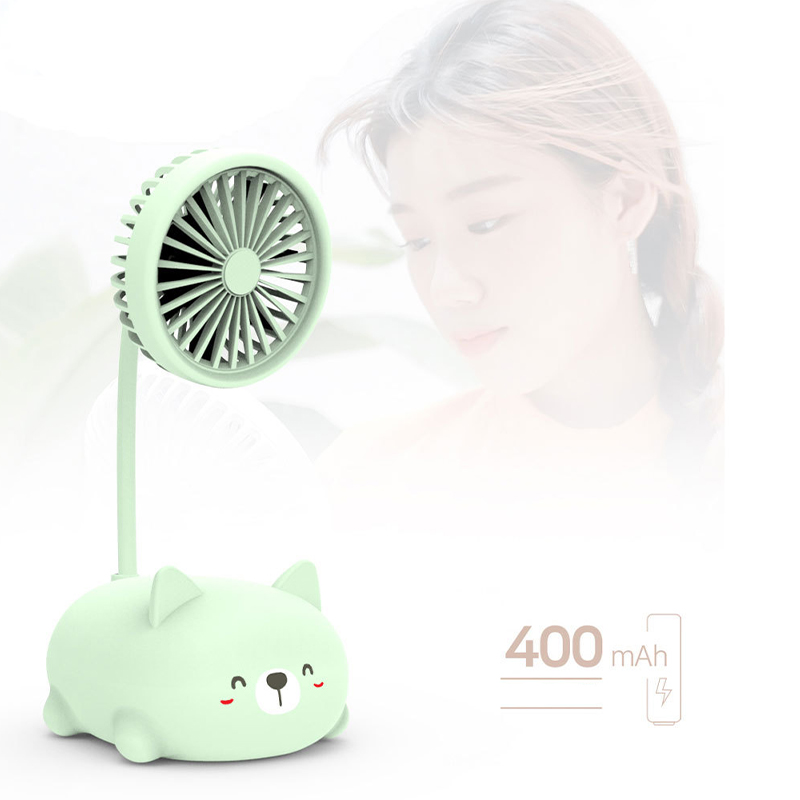 [HCM]Quạt sạc điện mini đế hình thú ngộ nghĩnh