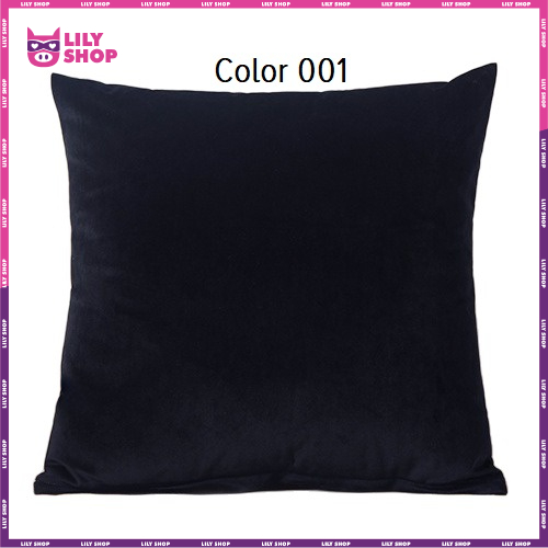 Velvet Throw Cushion Covers 30x50cm 40x40cm 45x45cm 50x50cm 55x55cm 60x60cm 12x20inch 16x16inch 18x18inch 20x20inch 22x22inch 24x24inch Decorative Pillow Case Home Soft Couch Square Solid Sofa (Color 001 - 008)