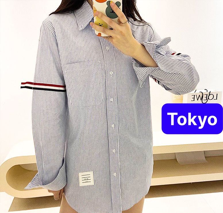 Áo sơ mi thom kẻ sọc dài tay vải cotton lụa cao cấp mẫu xịn sò - tokyo fashion