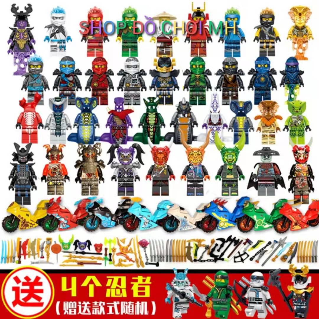 [HCM]Đồ chơi xếp hình lắp ráp các nhân vật ninja