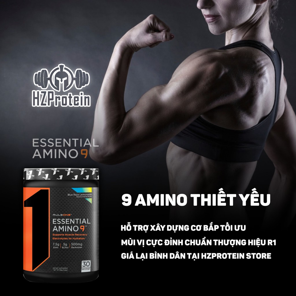 [HCM] RULE1 EAA - SUPPORTING MUSCLE DEVELOPMENT AND ELECTROLYTE REPLENISHMENT - 30 SERVINGS