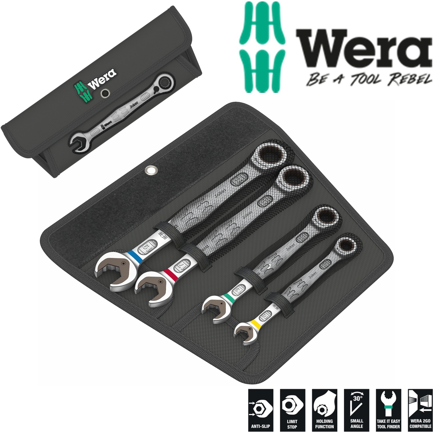 Wera tools 05073290001 6000 joker 4 set 1