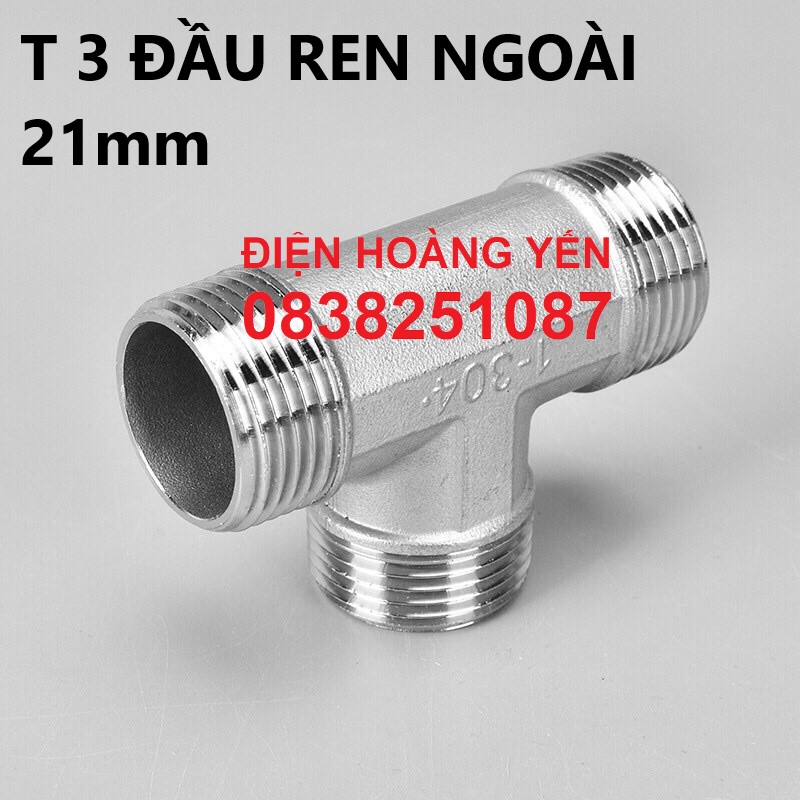 T ren ngoài (1/2 - 150) inox 304