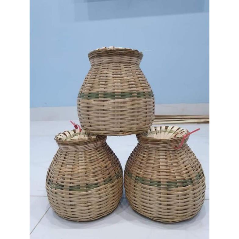 [ HẠ GIÁ ]Giỏ cua giỏ cá trang trí decor size 16cm