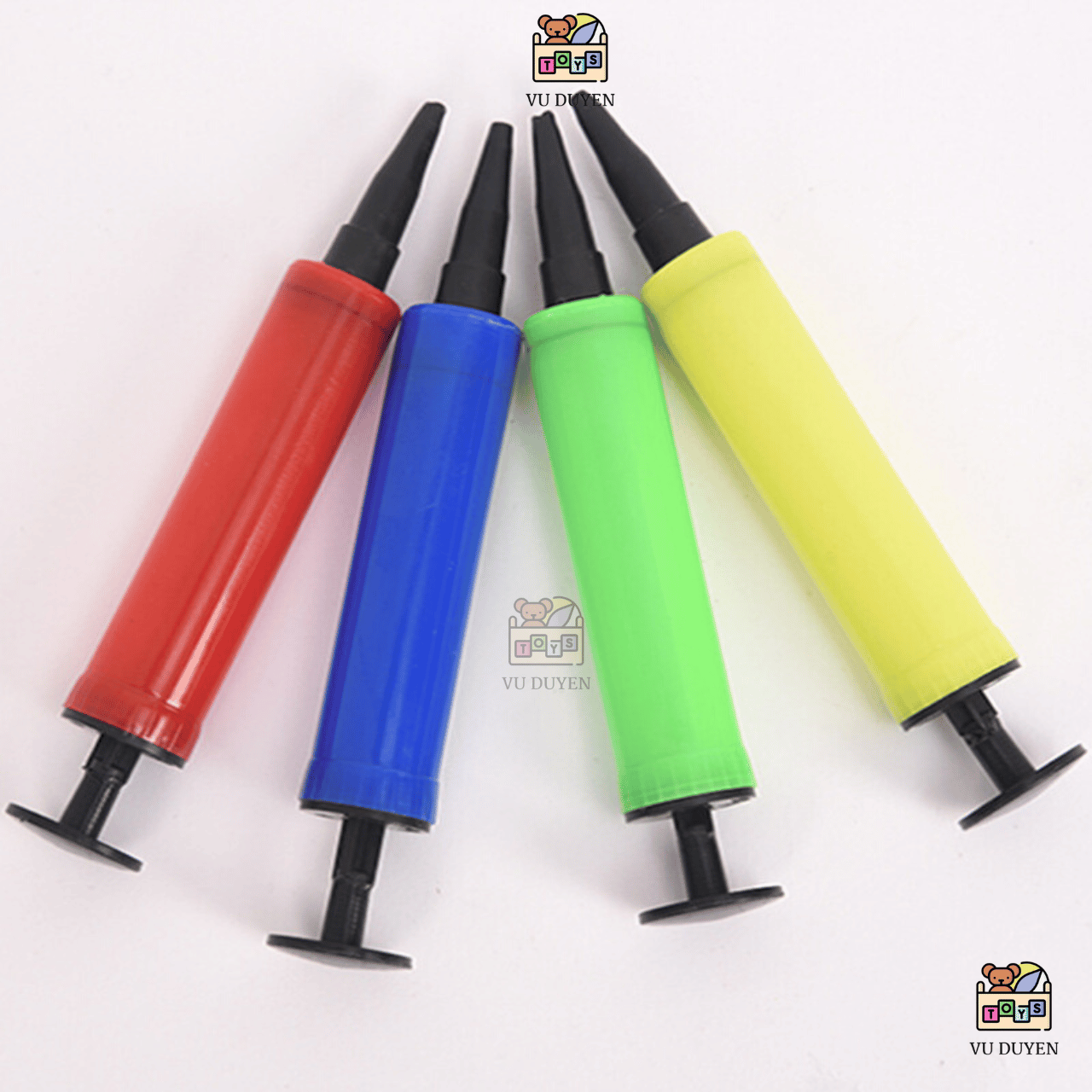 Set 1 Ống bơm cầm tay và 10 cái bong bóng