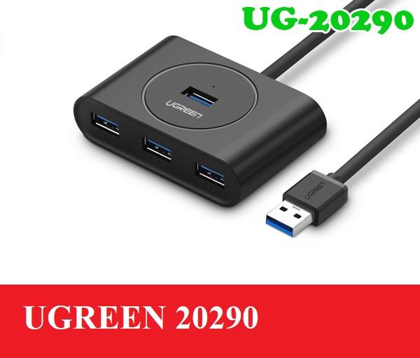 Bộ chia USB 3.0 ra 4 cổng dài 0.3m - Hub USB 3.0 Ugreen 20290
