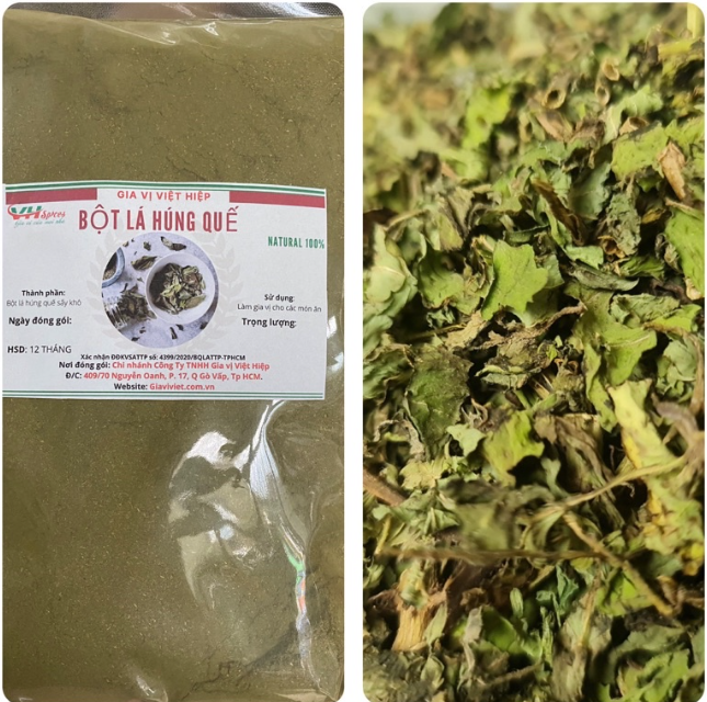 Bột Lá Húng Quế TA(Thai Basil Powder) Việt Hiệp