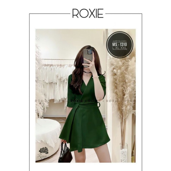 ĐẦM JUM DỰ TIỆC BIG SIZE CHÉO TÀ CHẤT COTTON