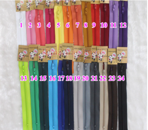 dây kéo nhựa 18cm 7k/dây