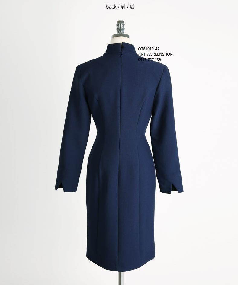 Q781019  ĐÂM VEST VẠT XÉO