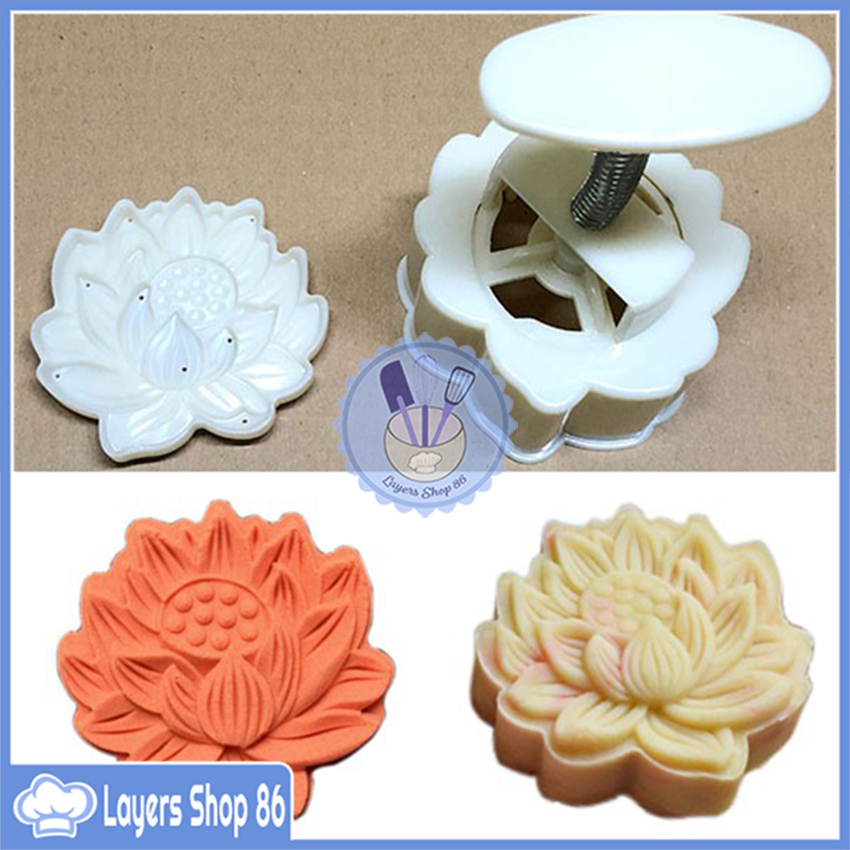 Bộ khuôn nén lò xo 2020 làm bánh trung thu hoa sen, cúc lớn 3d 150gr, khuôn trung thu 2019 mẫu hoa sen 150g mẫu 90, bộ khuôn nén lò xo làm bánh trung thu hoa sen 3d 150gr ms90, layersshop86, khuôn trung thu, khuôn nhấn lò xo hàng loại đẹp
