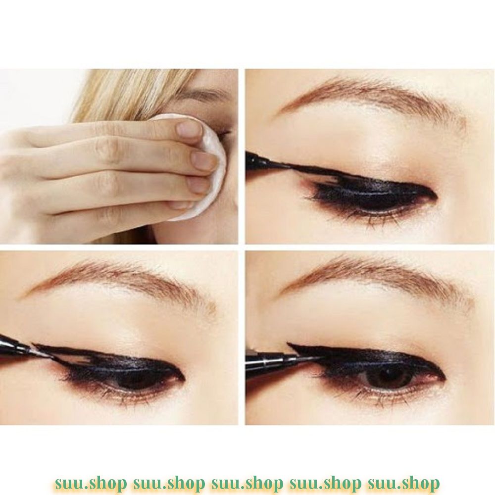 Kẻ Mắt Nước Suri Siêu Mảnh Waterproof Eyeliner Pen E233