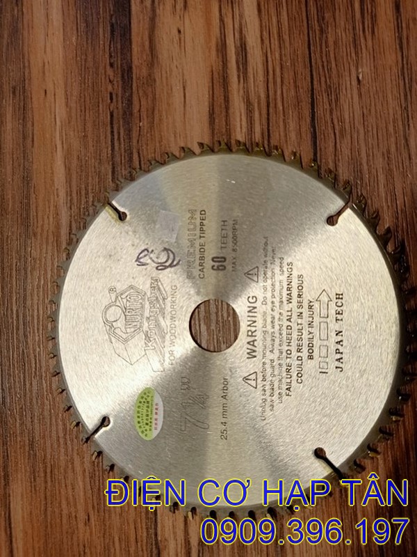 LƯỠI CẮT GỖ NURITO 180mm  40 – 60 răng  - siêu bén