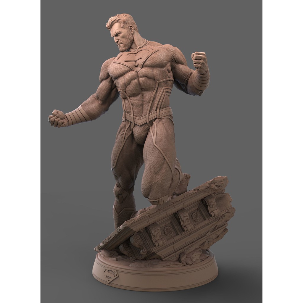 File in 3D Black Superman