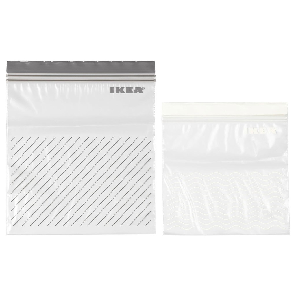Set 50 túi zip ISTAD IKEA