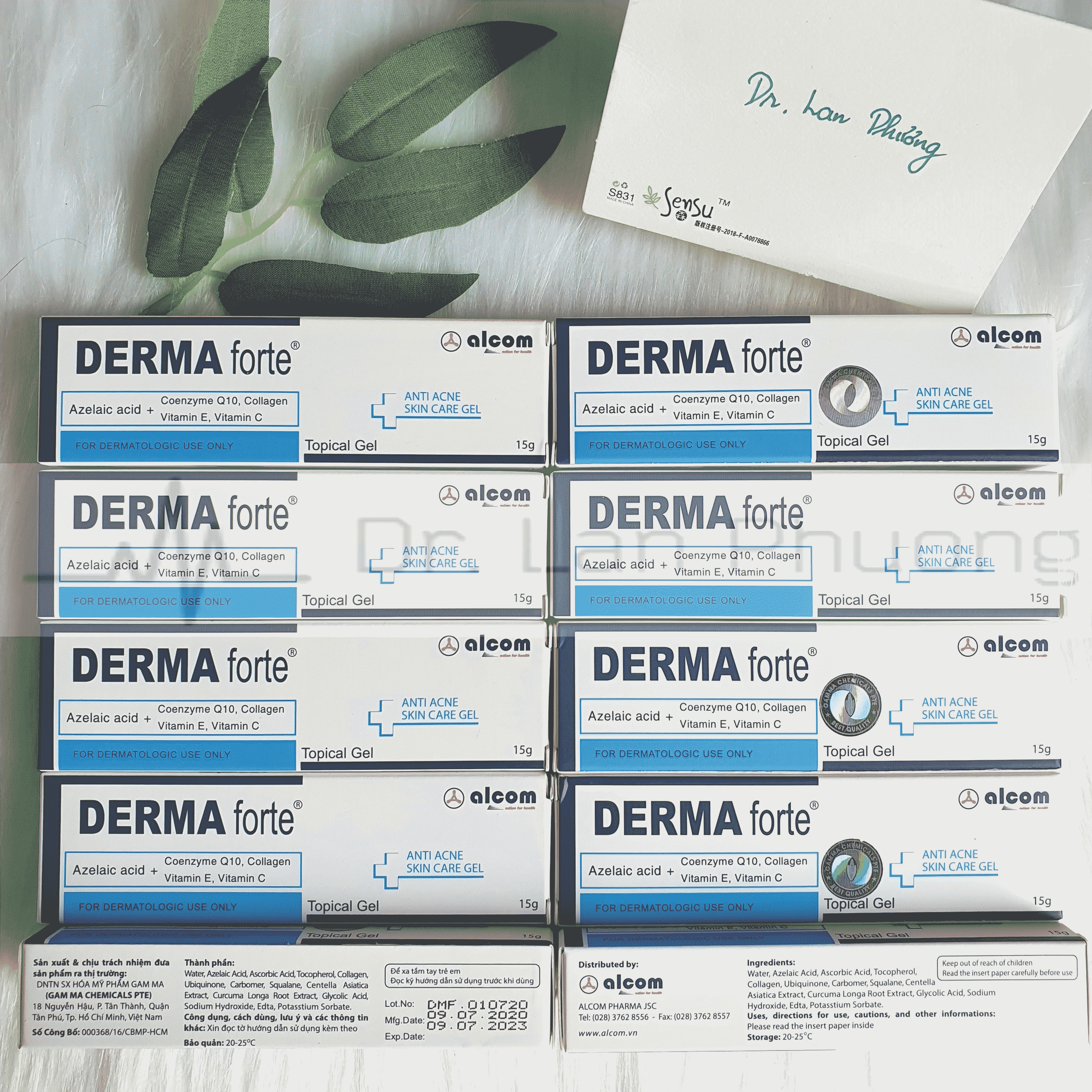 [CHÍNH HÃNG] Gel Giảm Thâm Mụn Derma Forte 15g
