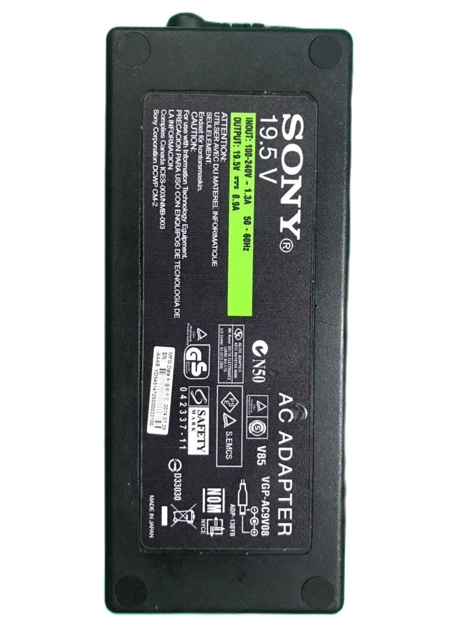 Adapter nguồn 19.5V 8.9A cho  tivi Sony