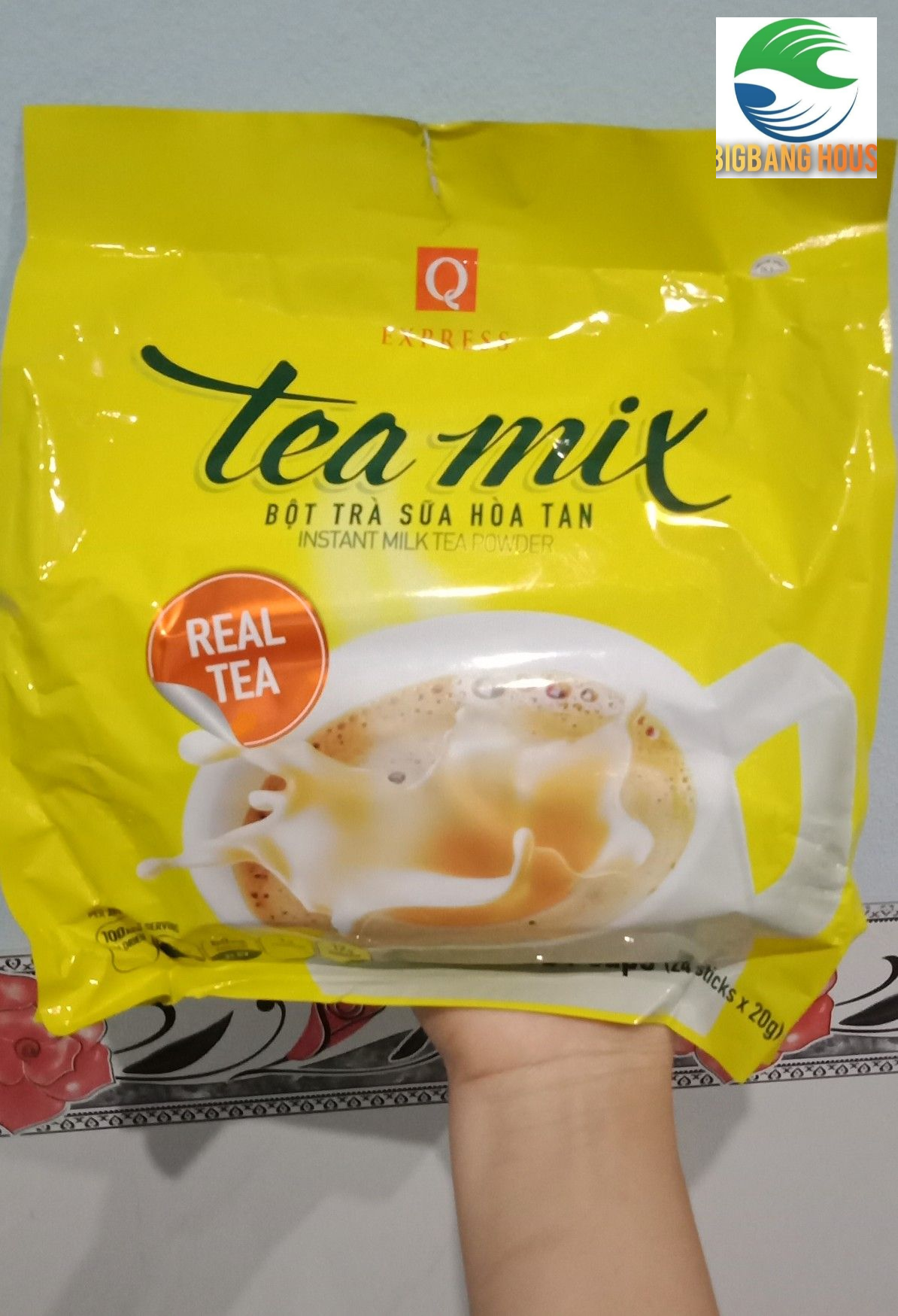Trà sữa Trần Quang Tea mix, thơm béo, gói 24 tip