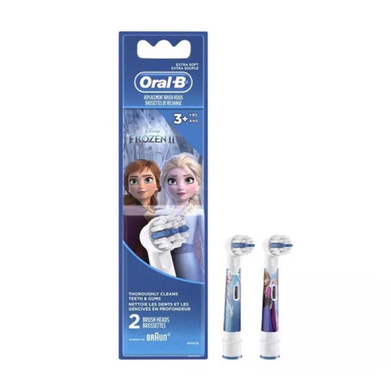 Sét 2 đầu bàn chải điện Oral-B trẻ em