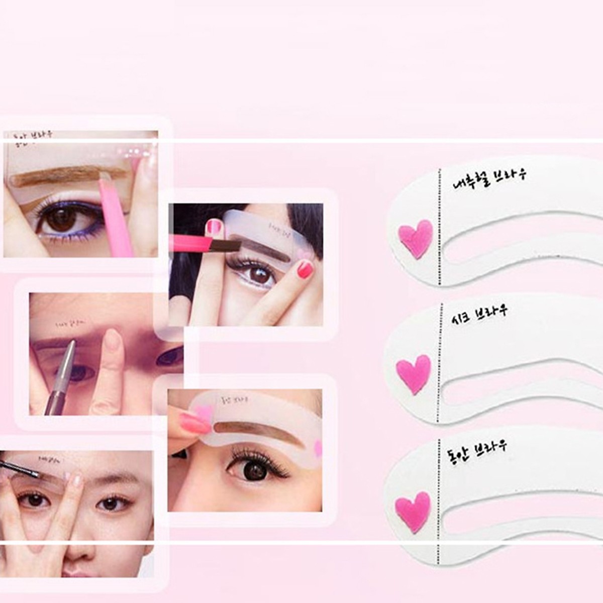 Combo 3 bộ Khuôn Kẻ Chân Mày