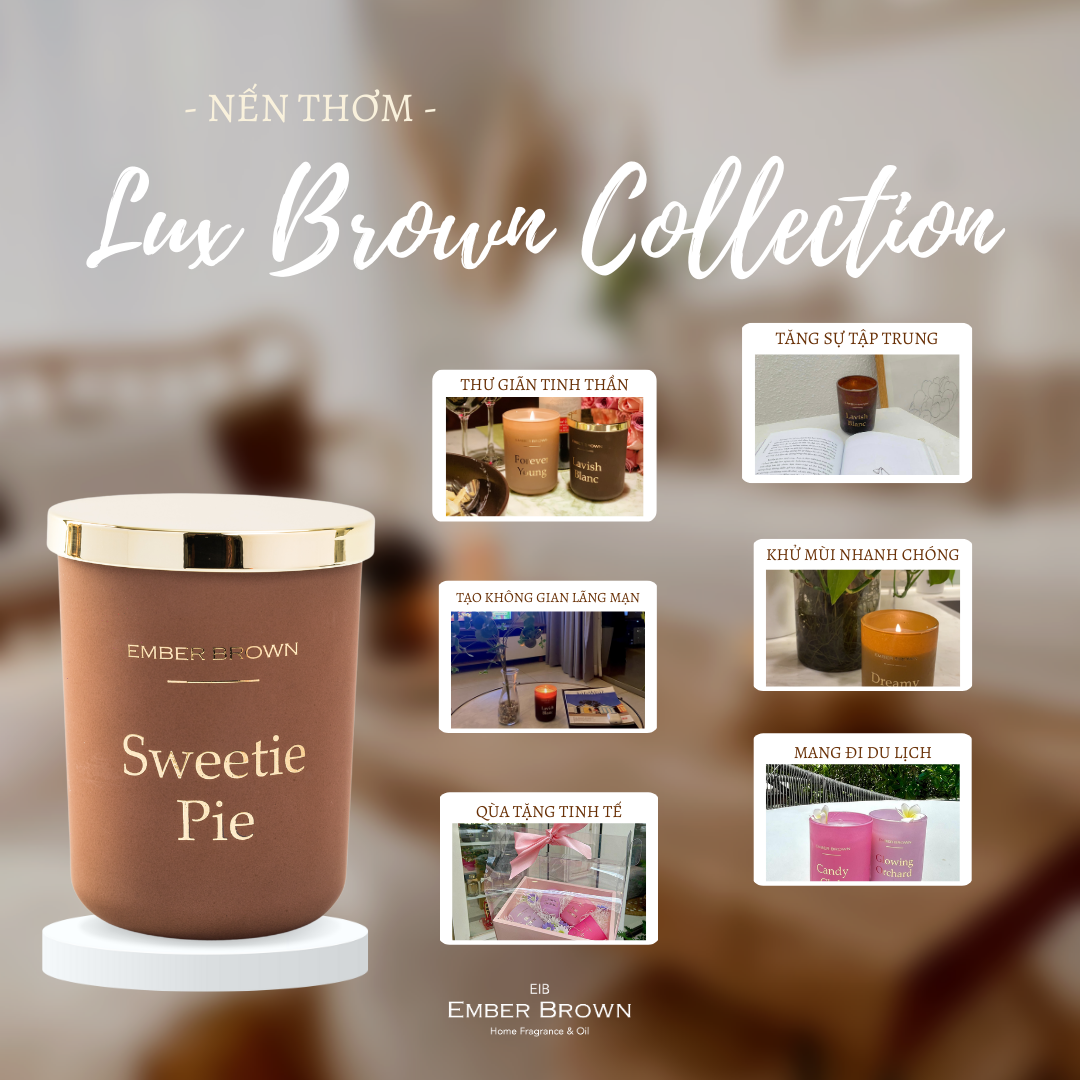 Ember Brown - Nến Thơm - Luxbrown Collection