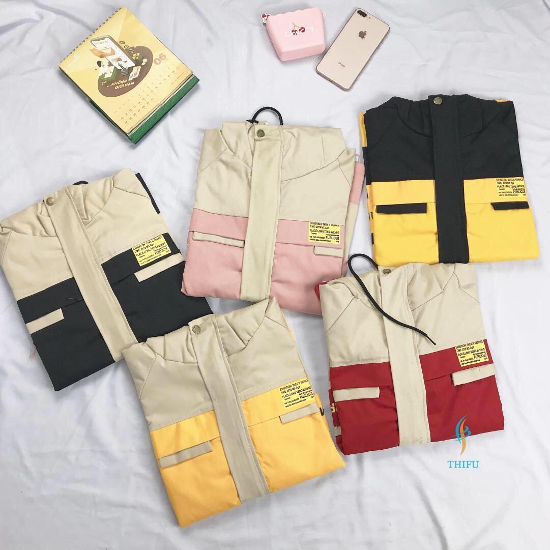 KHOÁC KAKI PHỐI MÀU CÓ NÓN BQFS