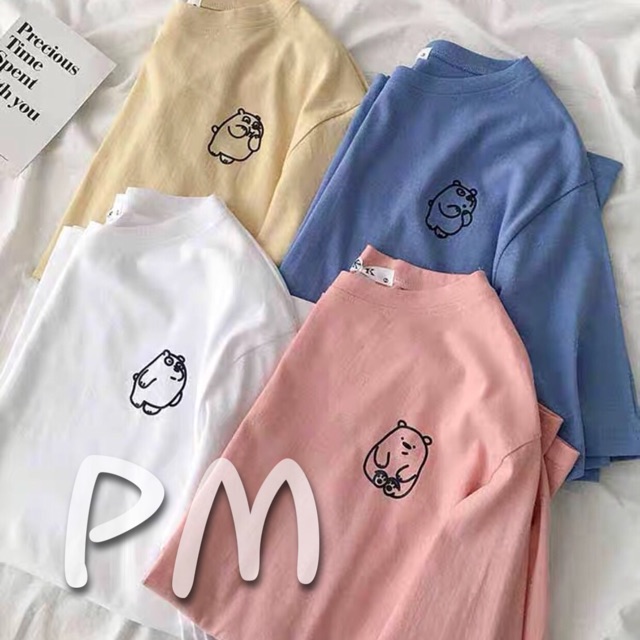 Áo những con vật ngộ nghĩnh , Áo thun nam nữ, quần kaki, quần nữ, sét bộ mặc ở nhà, áo thun tay dài, quần jean ống rộng - FANI