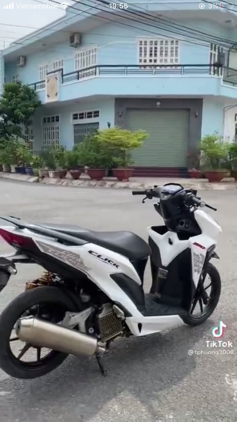 tem rời Click 150 bạc trắng