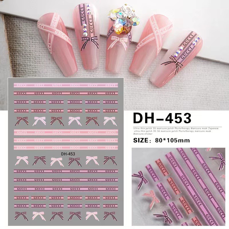 Sticker dán móng thương hiệu nhiều mẫu mới