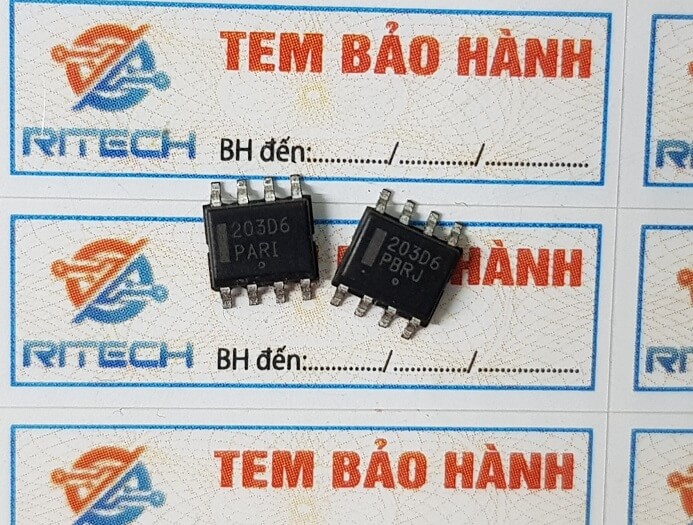 Combo 5 chiếc 203d6, ncp1203d60r2g ic chuyên dụng sop-8