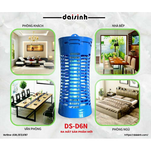 Đèn diệt muỗi đại sinh ds-d6n