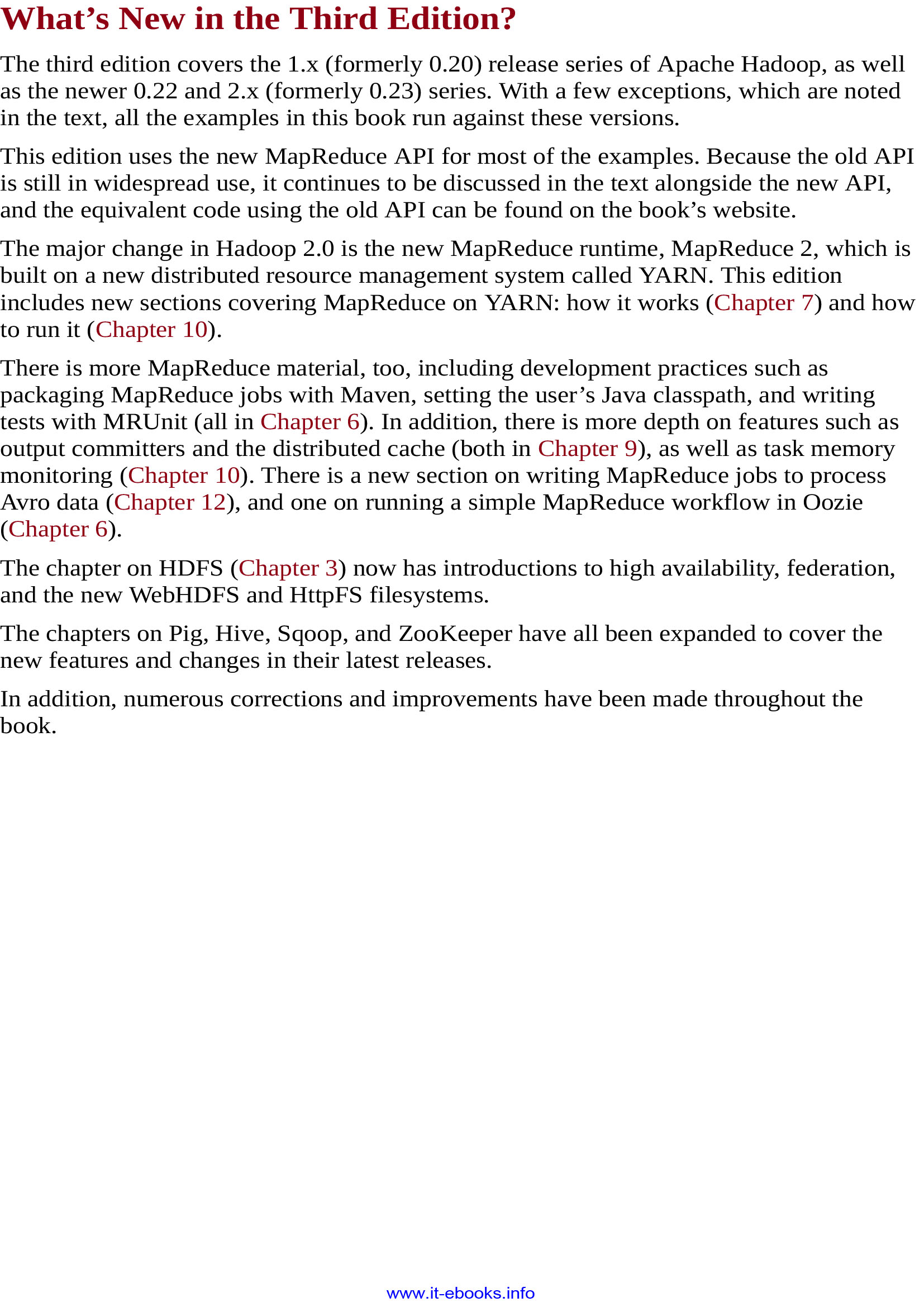 Hadoop The Definitive Guide, 4th Edition