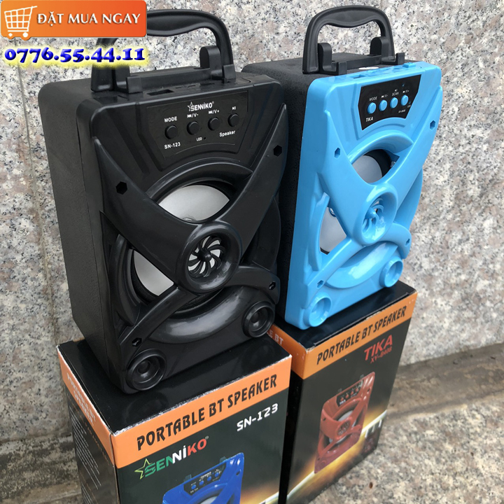 Loa bluetooth tika b16/sn123/b408 loa nghe nhạc cực hay - shop tho titi