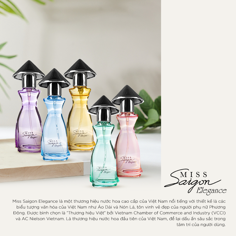 Set 5 Nước hoa Miss Saigon Elegance 15ml/chai