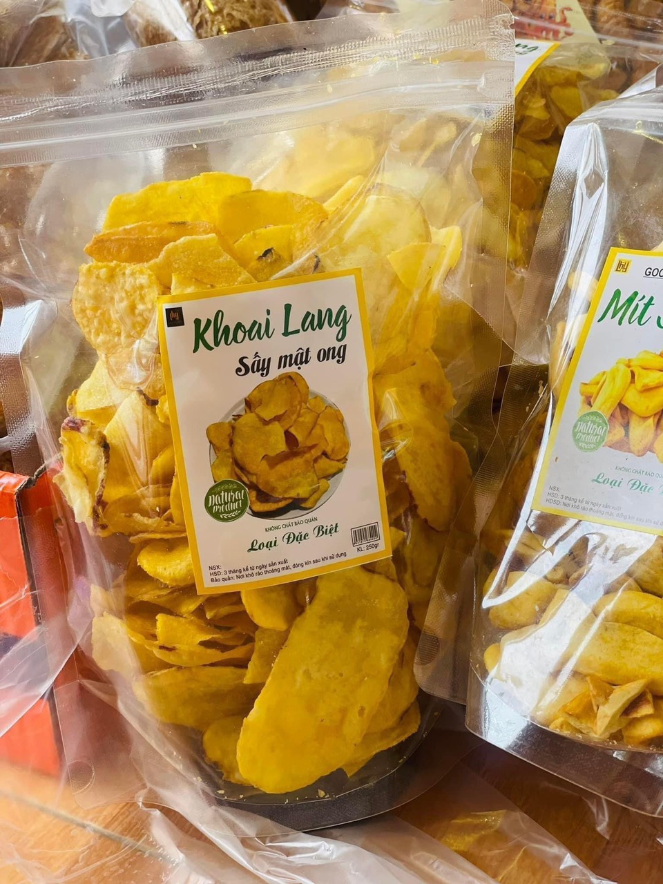 Khoai lang vàng sấy mật ong 500g