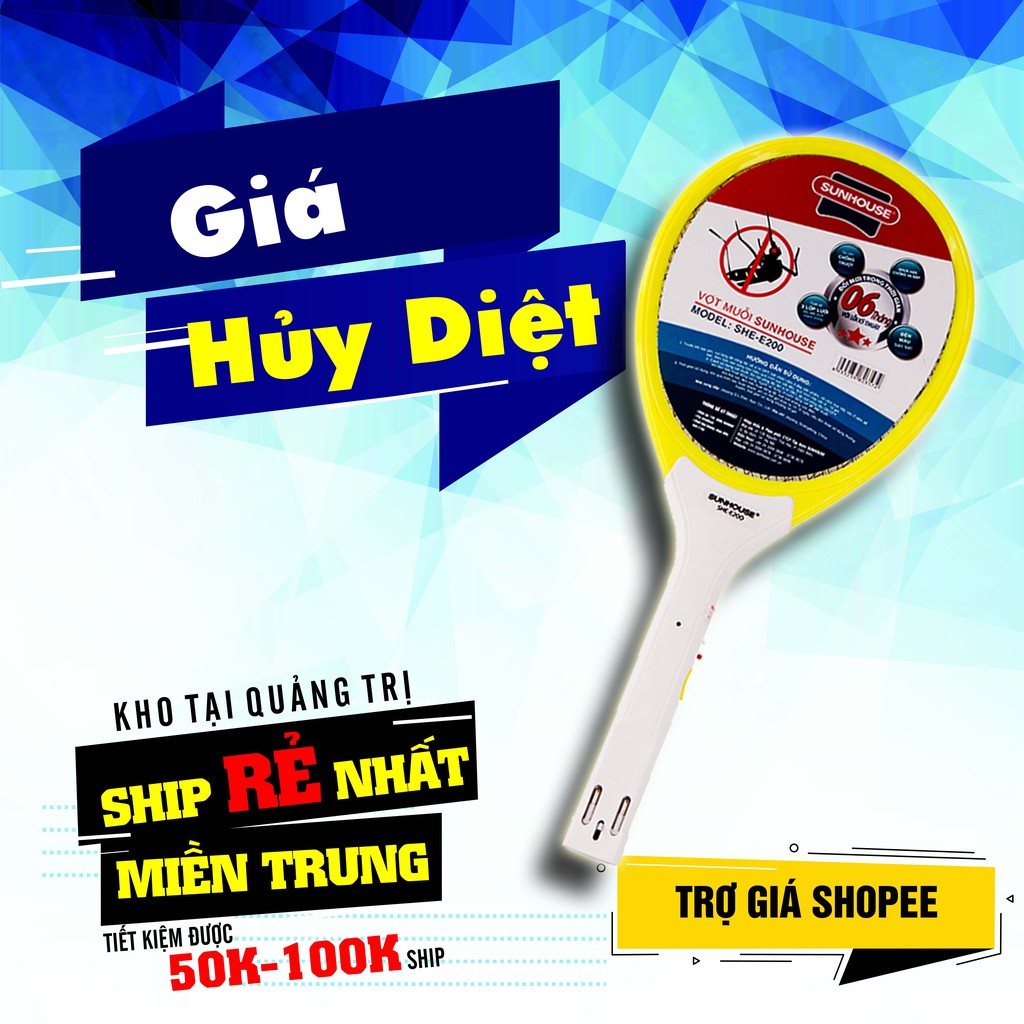 Vợt muỗi SUNHOUSE SHE-E200