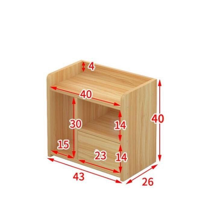 [GIÁ HỦY DIỆT] TỦ GỖ ĐẦU GIƯỜNG CÓ NGĂN KÉO