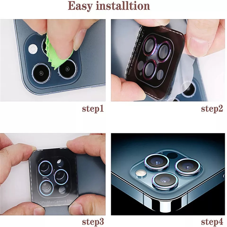 Bộ Kính cường lực bảo vệ camera iPhone 14/ 14 Plus/ 14 Pro Max