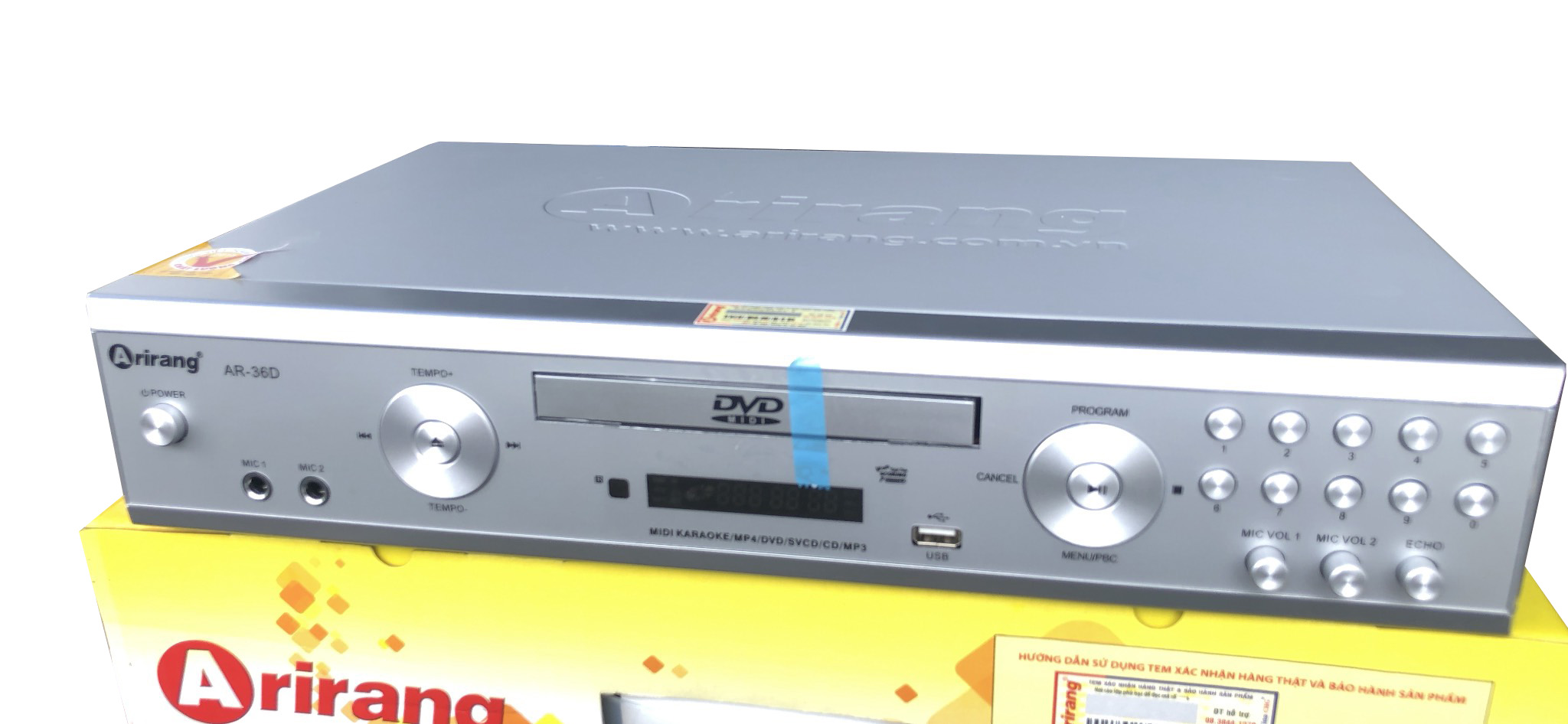 [HCM]Đầu DVD Karaoke Arirang AR-36D