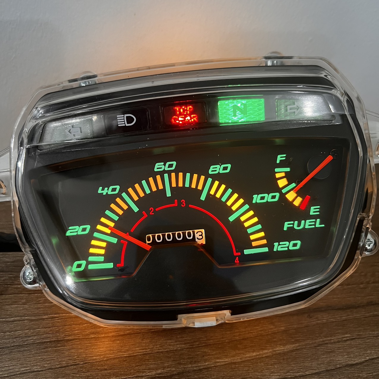 Đồng hồ DREAM LÙN , đồng hồ cơ gắn zin cho xe đồng hồ xe máy DREAM LÙN