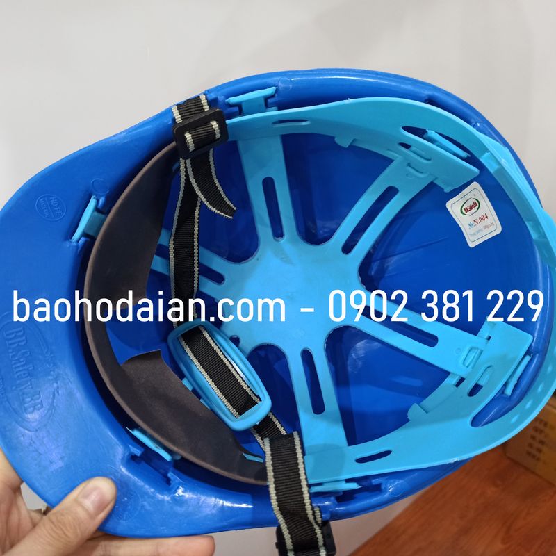 Nón bảo hộ công nhân đuôi gài N004