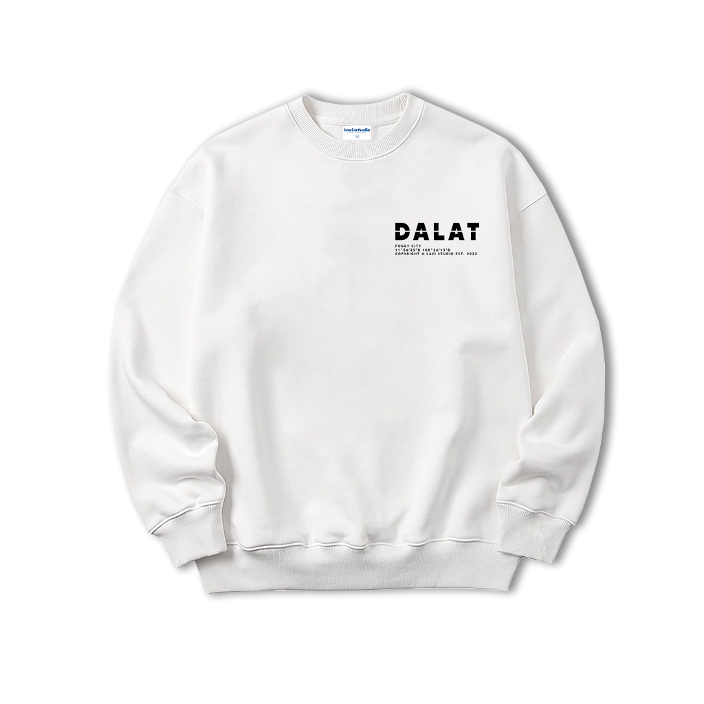 Áo sweater LAVI - DALAT nỉ chân cua