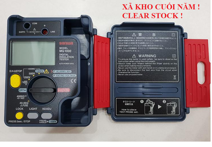 Đồng hò đo điện trở cách điện 1000V
