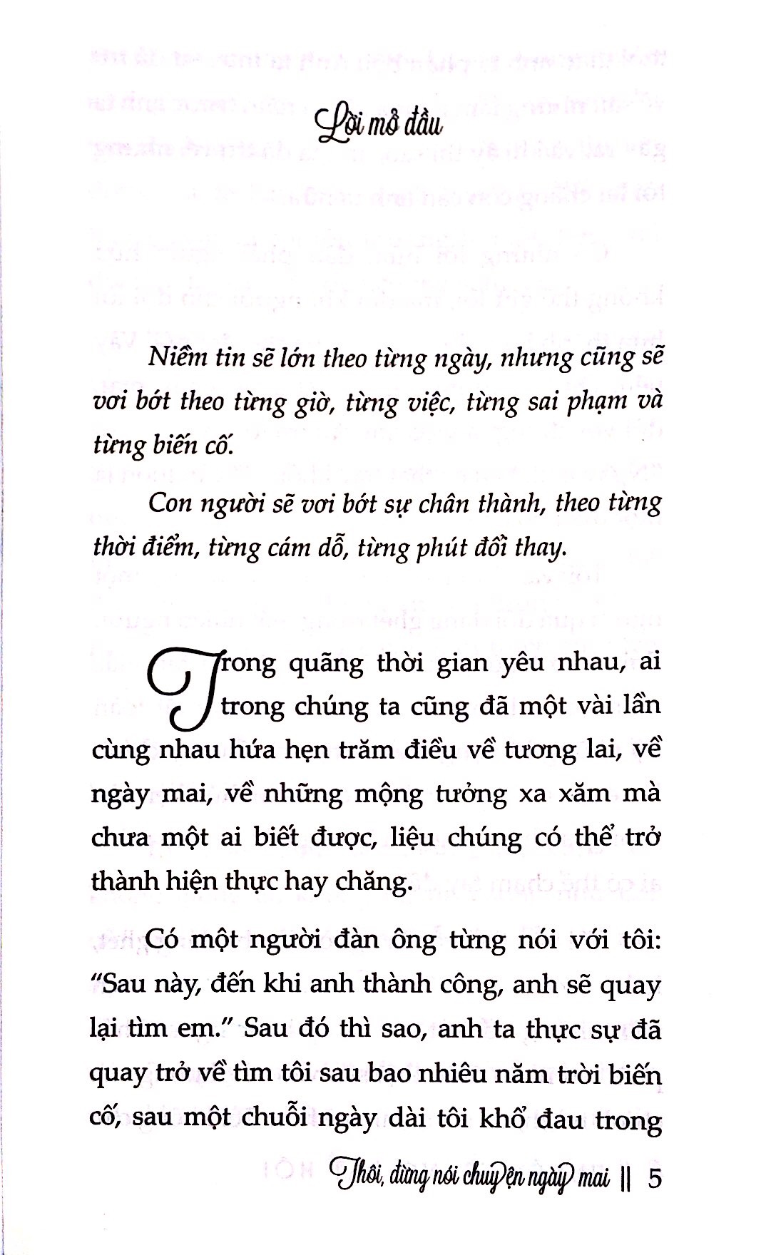 Fahasa - Thôi, Đừng Nói Chuyện Ngày Mai