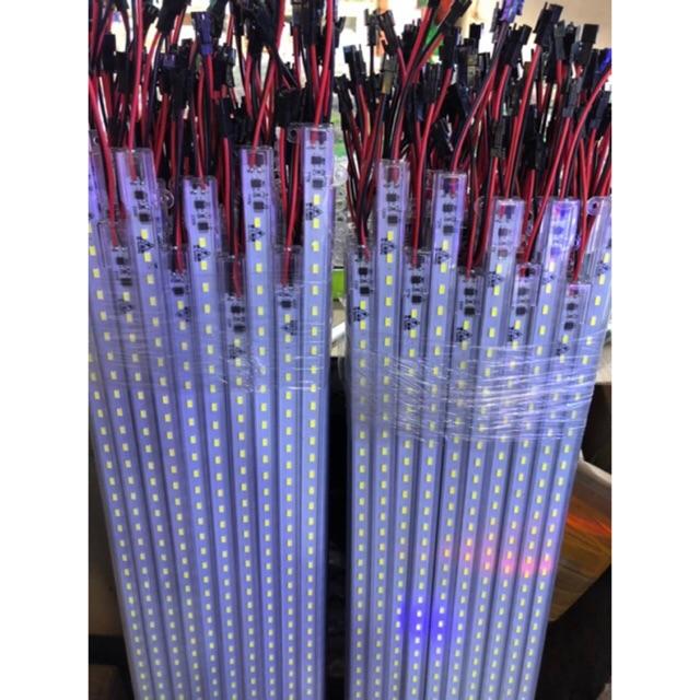 5 Led thanh 220V siêu sáng loại 1 hàng và 2 hàng bóng