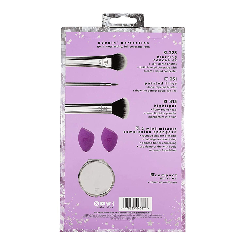 [HCM]Bộ Cọ Real Techniques Poppin Perfection Makeup Brush Set