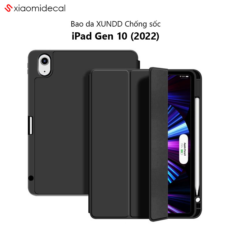 Bao da XUNDD iPad A16 / iPad Gen 10 chống trầy chống sốc