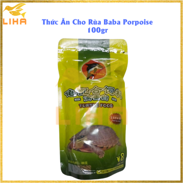 Thức Ăn Cho Rùa Baba Porpoise 100gr - Cám Cho BaBa, Rùa